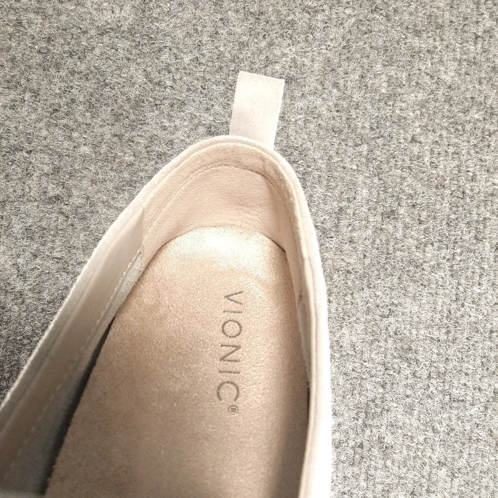 Vionic Uptown Women's 11 Leather Loafers – Orthotic Arch Support VIO MOTION Gray - Picture 12 of 16